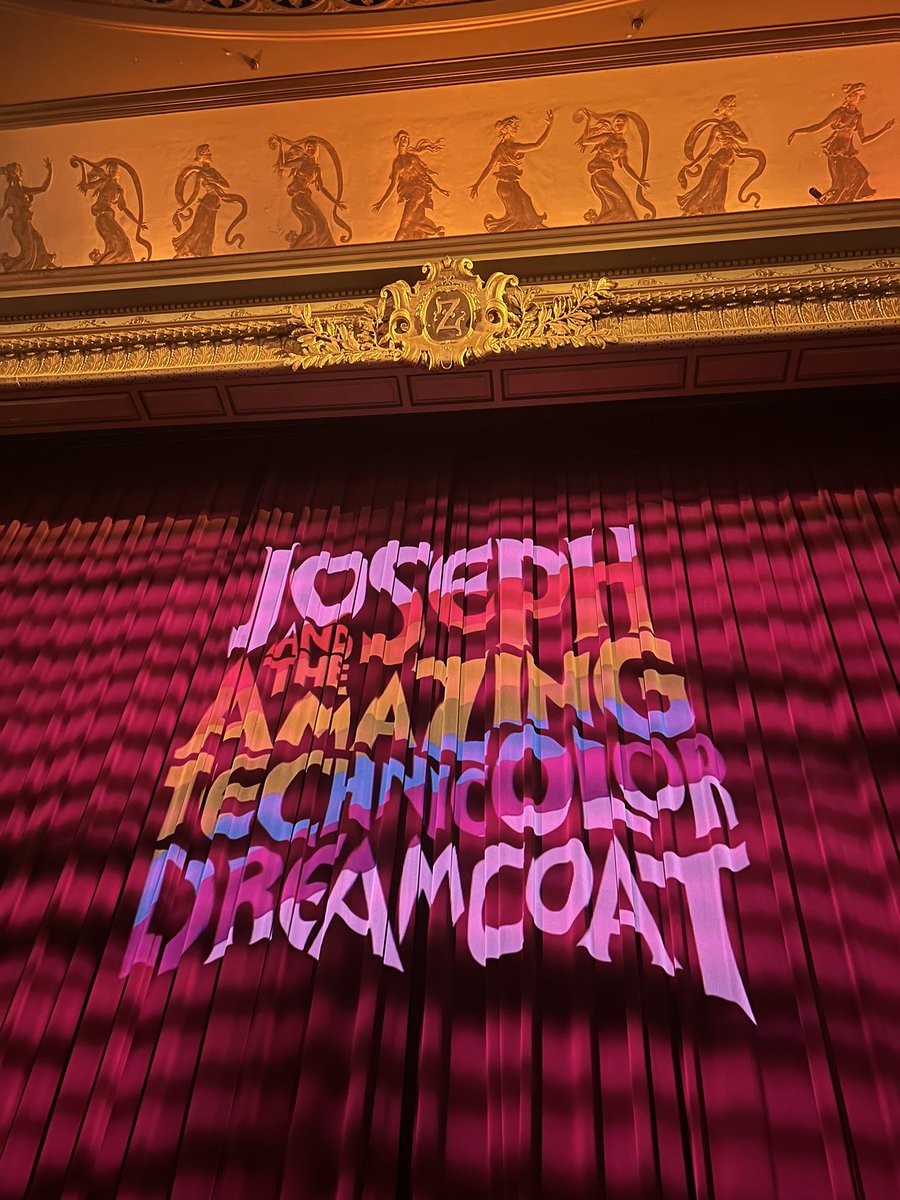 I’m at the @Zeiterion to see Joseph and the Amazing Technicolor Dream Coat with New Bedford Festival Theatre!