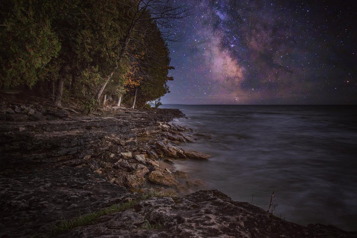 Get lost in the galaxy here in Door County. 🌌 

📷: IG/@tewalk18
📌: White Fish Dunes State Park (Sturgeon Bay, WI)