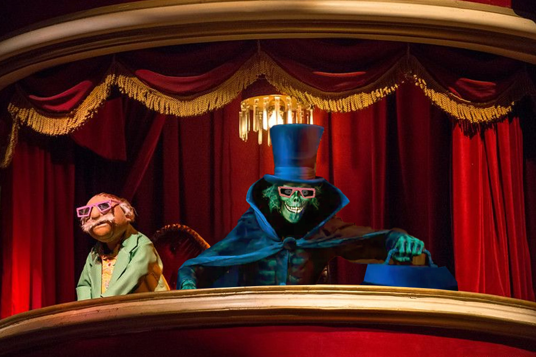 GoAwayGreen's tweet photo. Other great places to put the Hatbox Ghost - #11: MuppetVision 3D. https://t.co/c1Xypf2dTn