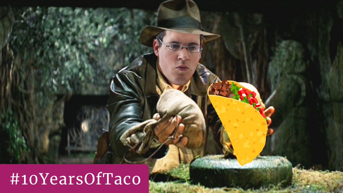 yoast's tweet photo. Raiders of the Lost Taco
#TacoAtTheMovies #10YearsOfTaco https://t.co/QoPxhkBJaC