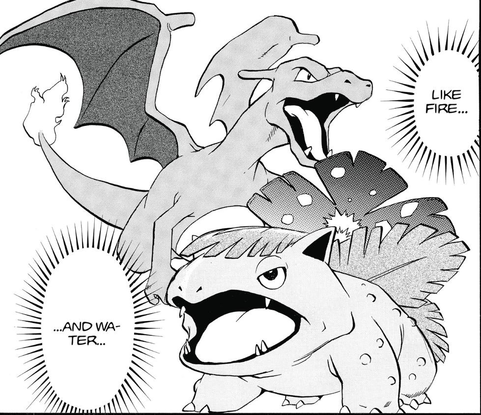 Lewchube's tweet photo. apparently this is a real official pokemon manga translation and im losing my shit https://t.co/Q2zq60xcLn