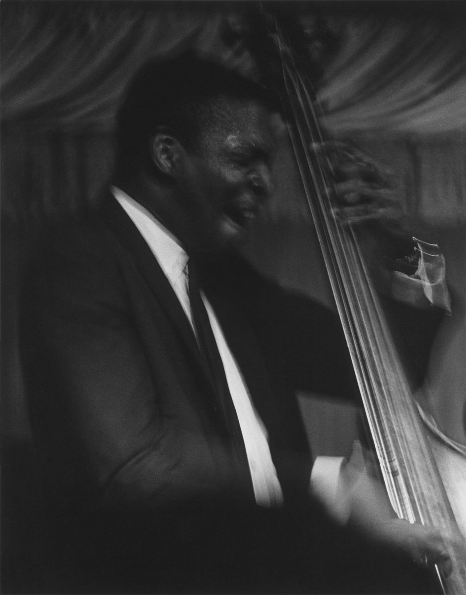 Jimmy Garrison, by Roy DeCarava in 1961. Roys work tilted black and white photography away from social documentary toward aesthetic and personal expression. 
lensandframe.co

.
.
.

#coltrane #jazz #johncoltrane #music #saxophone #impulse #jazzmusic #giantsteps #piano