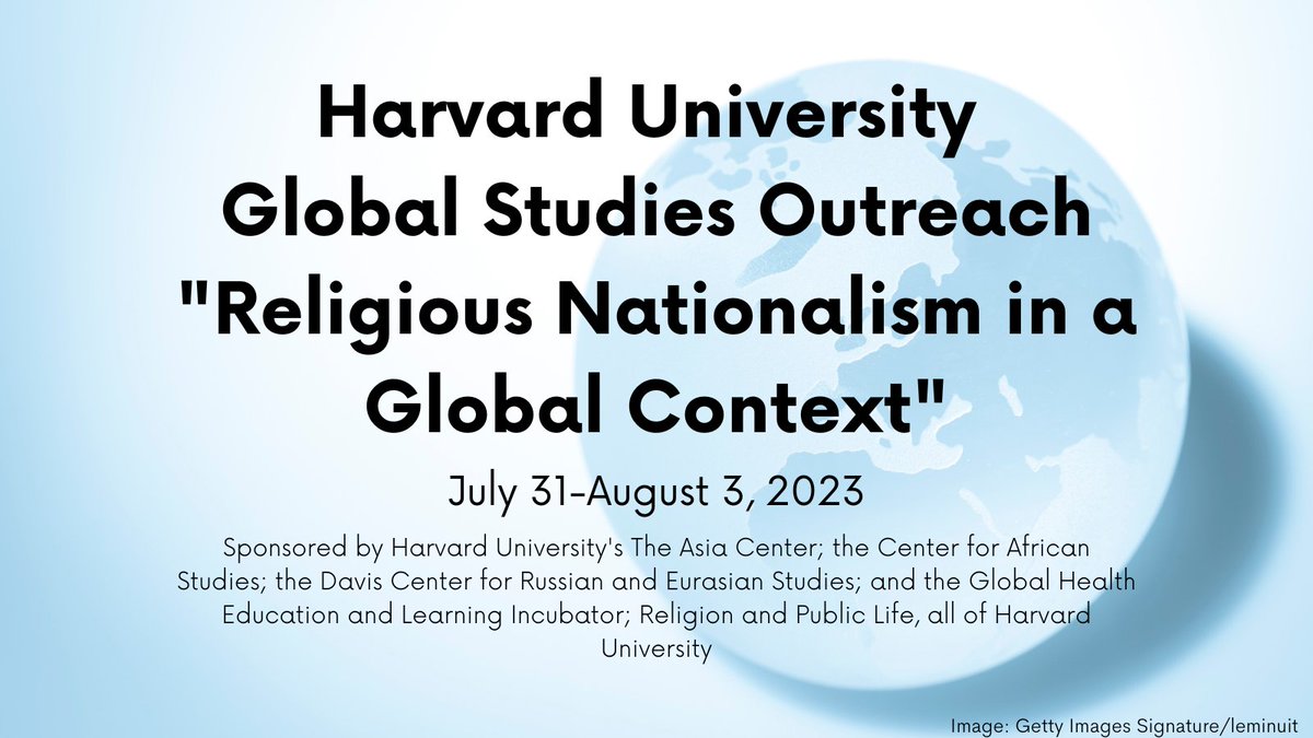 ReligionMatter5's tweet photo. Exciting to review this coming week's agenda for @Harvard's Global Studies Outreach Workshop sponsored @AfricaHarvard @DCRES_Harvard @HarvardGHELI & the Harvard Asia Center w/support from @northshore_cc & @HarvardRPL. Qs #1 & #4 resonate for me! How about you? #religousliteracy https://t.co/pwcfL9wNNK