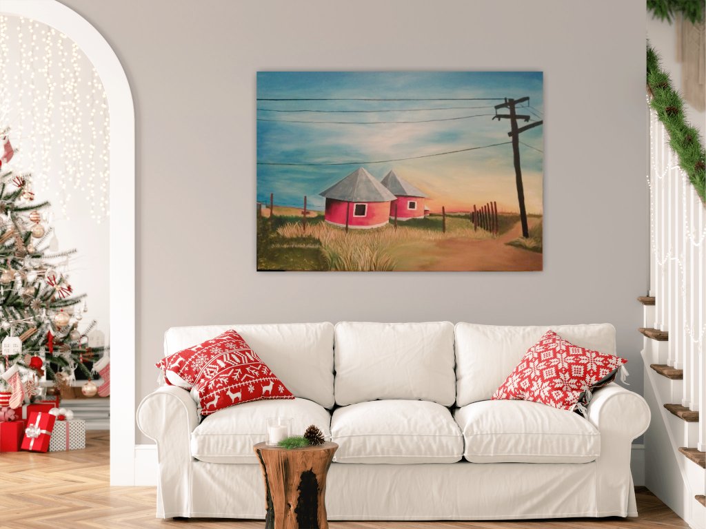 Mthokoh_Goba's tweet photo. Available forcsale 
Acrylic on canvas 70,5 x 107 cm 
068 273 2999 https://t.co/hx98EH4AG5