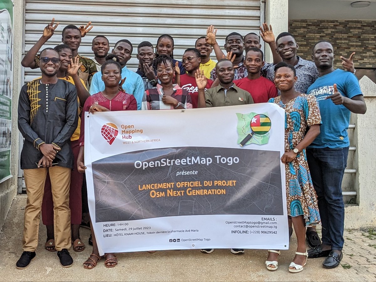 OSM NextGen Togo 2023 : Découvrez les futurs contributeurs et leaders de la communauté #OpenStreetMap au #Togo !
openstreetmap.tg/osm-nextgen-to…
#tgtech #tgtwittos #TgInfo