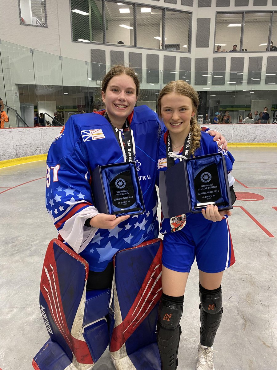 2023_16USelects's tweet photo. Before we sign off, a final few shout-outs to conclude our @2023Jrnationals. Congrats to two of our own standouts, Katie Winsor, who took home MVP goalie of the tournament, and defence Anna Greening, who made tournament allstar team. Well deserved girls! https://t.co/VwxvmiihZb