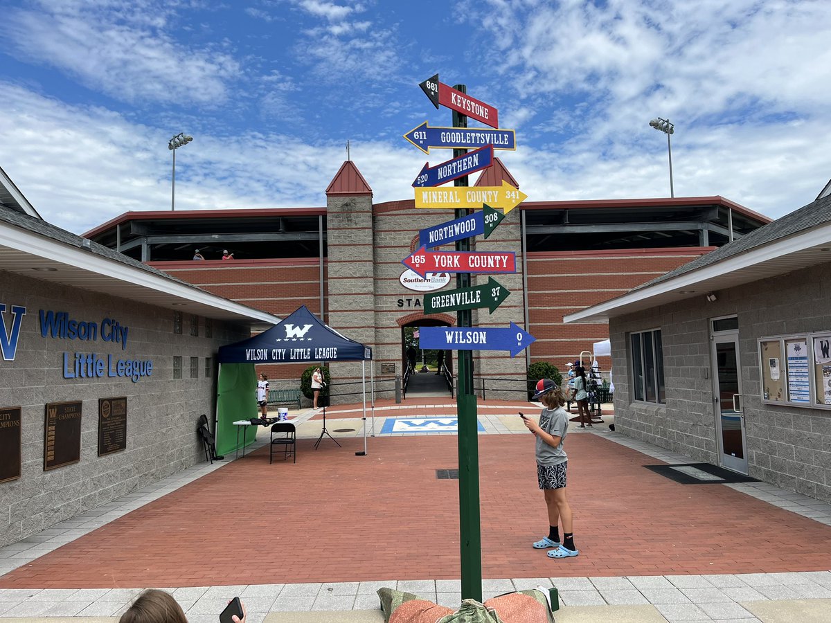 AaronLaffey85's tweet photo. Such an awesome setup here in Wilson, NC at the Little League Southeast Regional for 9-11! https://t.co/ZPHvAdk4Z3