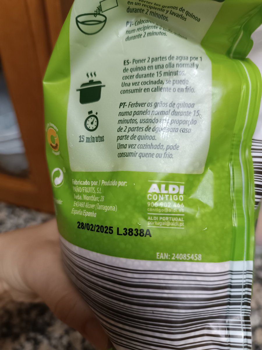 Ceoazul's tweet photo. Increíble @Aldi_es abrir un paquete de quinoa por primera vez y ver que tiene bichos dentro. Asqueroso https://t.co/qguAQlzr4P