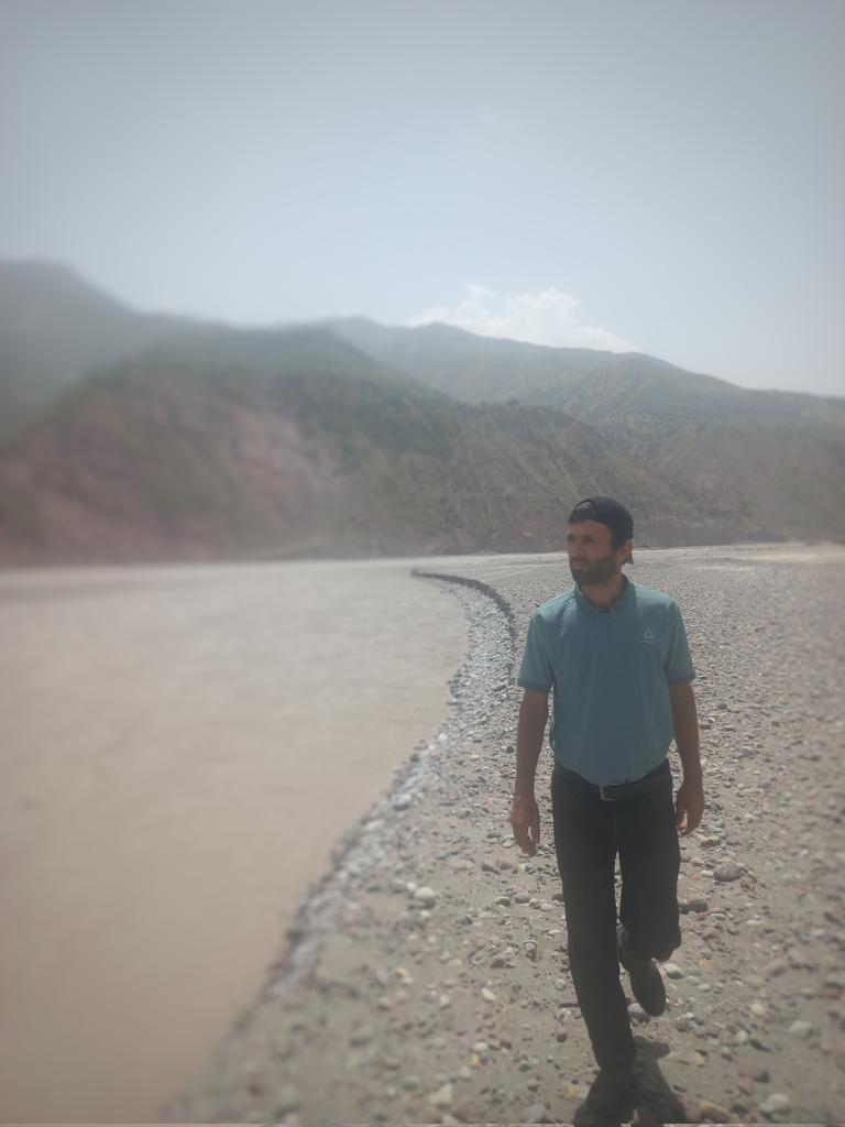Surkhob river, Rasht (Gharm) Valley, Tajikistan
