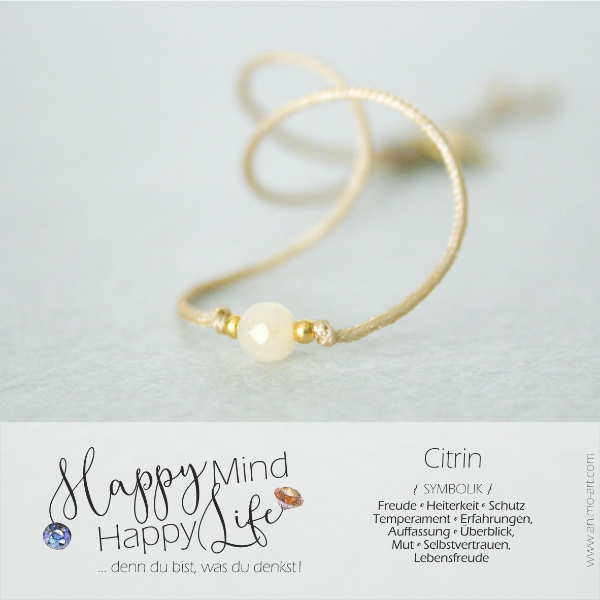 animoART's tweet image. Personalisiertes Armband "Citrin" mit Bedeutung 
Personalisiertes Armband mit Citrin
Gestalte dein Citrin - Armband in der Bandfarbe deiner Wahl.
Eine runde Edelstein-Perle aus Citrin in beige sitzt zusammen mit Perlen aus 925er Silber, wahlweise vergoldet auf einem feinen a...
