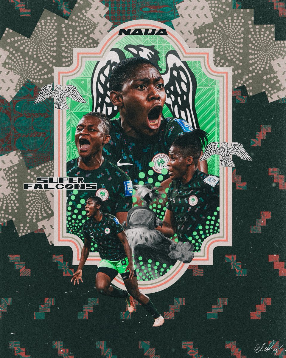 Soar to victory 🦅

#asisatoshoala #oshoala #uchennakanu #osinachiohale #nigeria #naija #nga #superfalcons #eaglestracker #fifawwc #womensworldcup #woso #womensfootball #smsports 🇳🇬