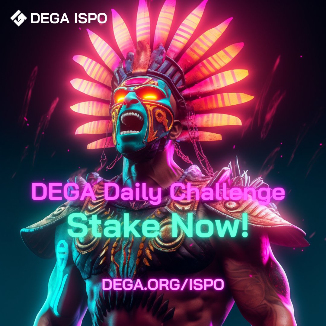 DEGA_org's tweet photo. Join the #DEGA DailyChallenge for a chance to win 1000 $DEGA Tokens! 🎉

Here's how to participate:
1️⃣ Follow us
2️⃣ Like ❤️ &amp; Retweet 🔁 DEGA Grand Challenge Announcement 
(link: https://t.co/JBl1LPkFz6)
3️⃣ Tag 3 friends 

Stay tuned as we announce the winner in 24 hours. https://t.co/c2OaGPsYgL