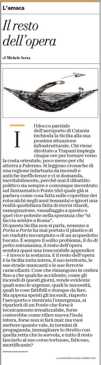 notaioliotta's tweet photo. @MicheleSerra54 ma tutti i miliardi di Expo non erano più utili per strade ospedali in Sicilia? Lo avrà scritto ma sarà sfuggito saprà 1 che i fondi per il ponte includono infrastrutture in Sicilia e Calabria proprio le mancanti 2 i fondi Ue per infrastrutture non li danno altro https://t.co/IiUThpSSFa