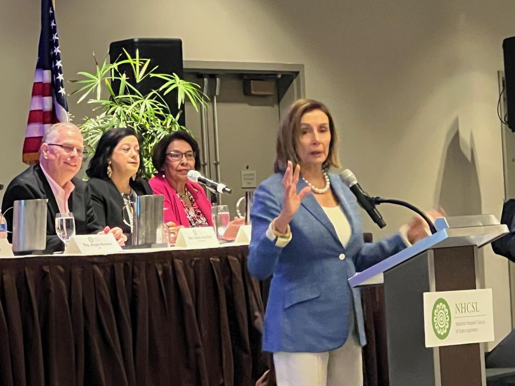 RepOrtizSelf's tweet photo. Great meeting with Speaker Emerita Nancy Pelosi the Executive Board of NHCSL thanks you. https://t.co/Cpgrkv5zf6