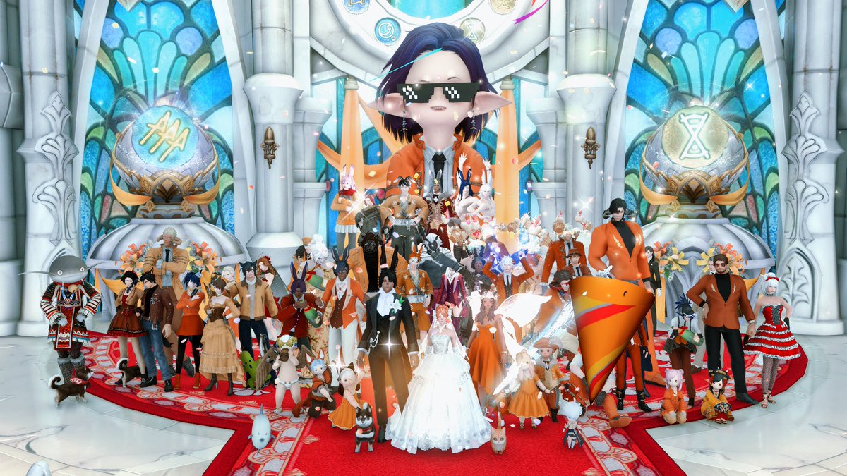 Thanks to everyone who came to our special day! 😭🧡

#GPOSERS #FFXIVScreenshots #EorzePhotos #FFXIV
