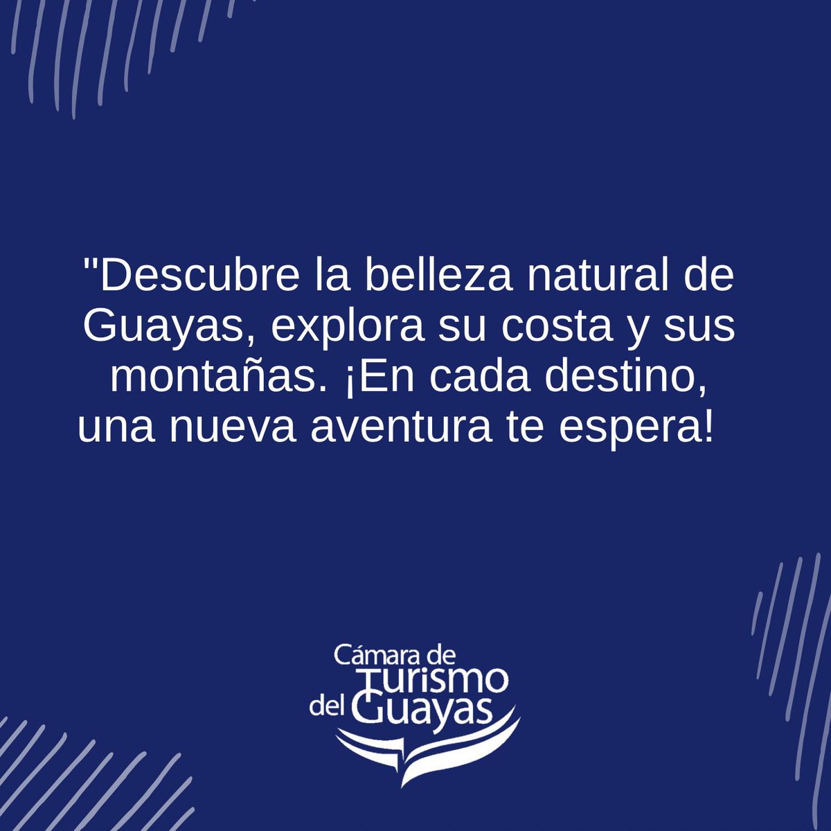 edjordanm's tweet photo. #UnRumboNuevoEnElTurisml #ExploraGuayas #YoVendoGuayaquil https://t.co/Efl7oxm370