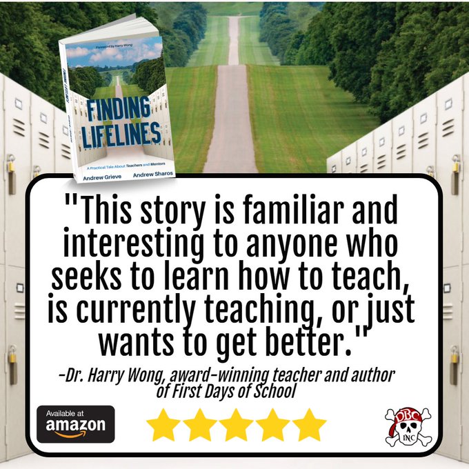 burgessdave's tweet photo. #FindingLifelines from @AndrewSharosAP &amp; Andrew Grieve is a wonderful allegory style education book for new teachers and their mentors!
https://t.co/I0UGItOrSm
#dbcincbooks #tlap #leadlap https://t.co/a1uZuLIMg4