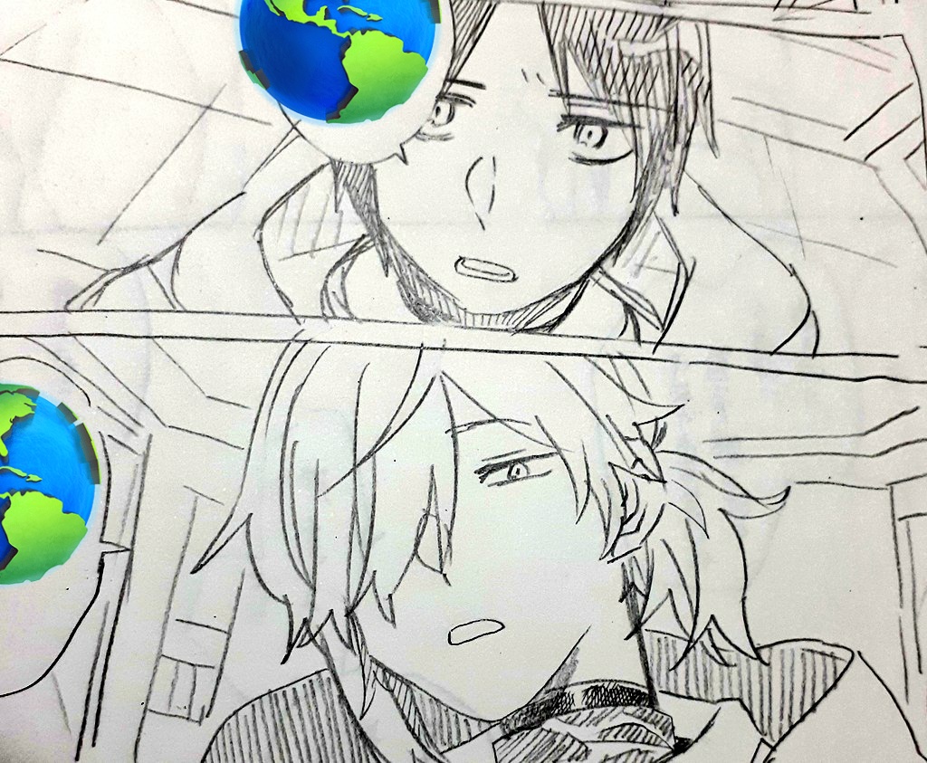 日付変わるくらいから書いてて……なんで……????ってなった漫画ぁ……おなかすいた……