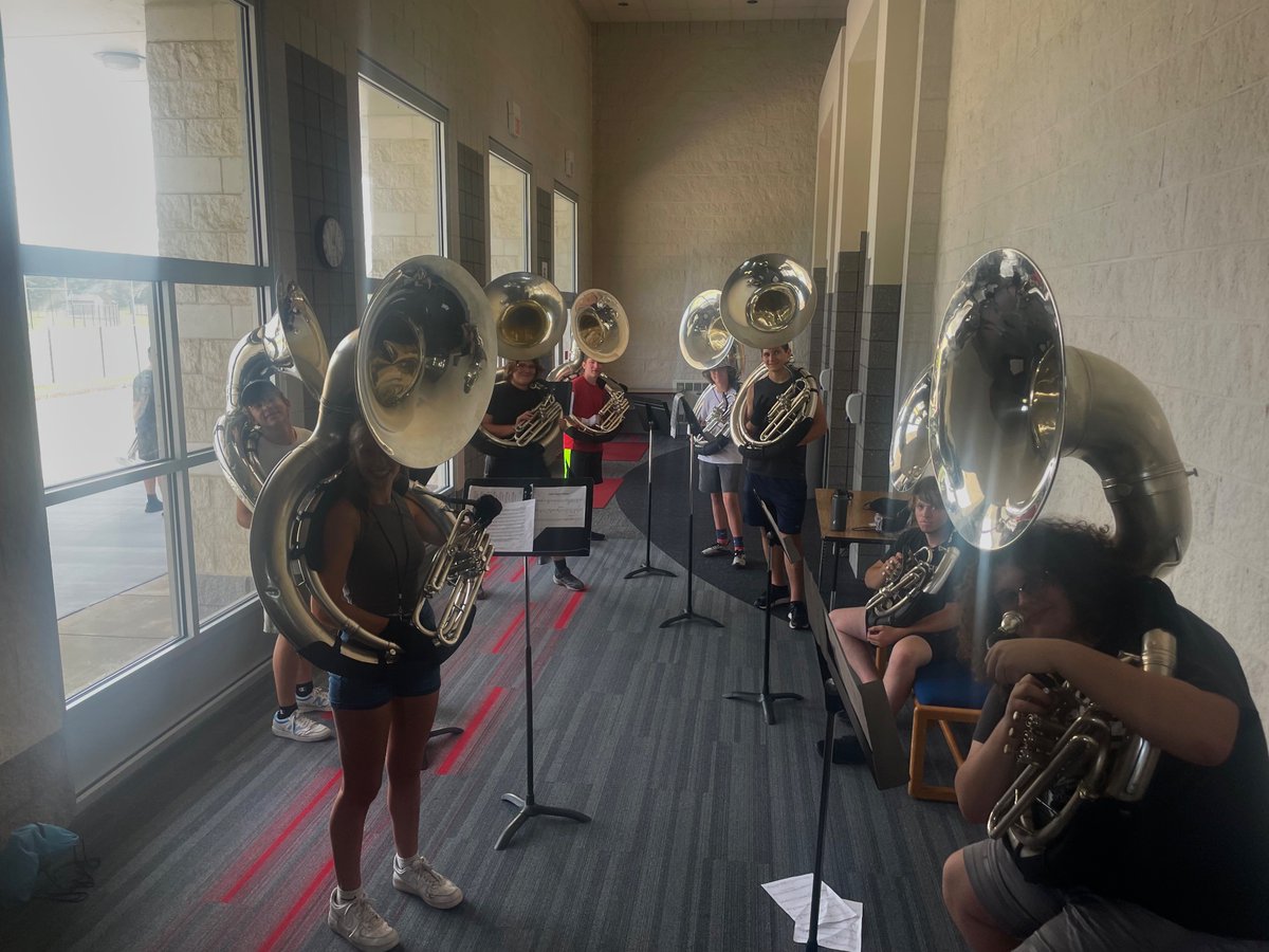 FCMBTubas's tweet photo. Great first week tubas you all have worked so hard and let’s keep it up. Our football show is looking great and I can’t wait to start our competition show. You all are showing so much effort and I know this season will be awesome! https://t.co/xmTCWR3cd8