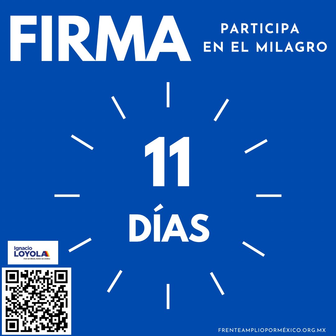 iloyolavera's tweet photo. ¿QUIERES PROTEGER LA VIDA?

Si tú no lo haces, nadie más lo hará por ti.

🇲🇽 QUEDA POCO TIEMPO 🇲🇽

Hay que juntar 150,000 ✍🏻

👇Anímate, 𝐅𝐈𝐑𝐌𝐀 y comparte. 👇

https://t.co/1NaIvBBFCf

¿QUÉ ESTAMOS ESPERANDO?

#LoyolaNosUne #HagamosElMilagro https://t.co/uypPaQ12qS