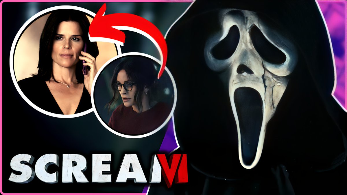 BeyondTheMask8's tweet photo. An early draft for Scream VI featured a brief Sidney/Gale moment before Sidney's inclusion in  the final act of the movie (which was mostly unchanged). I discuss all of this in my latest video:
https://t.co/9K4BGTGw4C https://t.co/H6jYsR9Flb