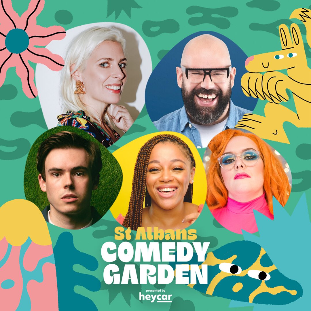 STAComedyGarden's tweet photo. Show 5! ✋

Seeing in Saturday night with a list of comedy heroes 🦸‍♀️ 

🌻SARA PASCOE 
🌻TOM DAVIS
🌻KYRAH GRAY
🌻RHYS JAMES 
🌻JAYDE ADAMS

10/10 weekender 💯 https://t.co/FQRbbwBfzj