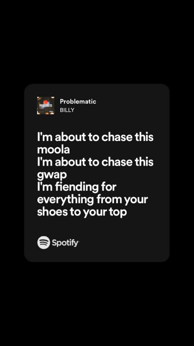 billymsello's tweet photo. #lyrics to Problematic are now out on #Spotify🔥🔥🤞😂 read em up and find your favorite lines🔥 i already posted mines🫶🏾💯💯
#Shazam #spotify #checkusout #webuildinghere #almostthere #deezer #applemusic #itunez #soundcloud #rap #music https://t.co/XlUDYH5eNV