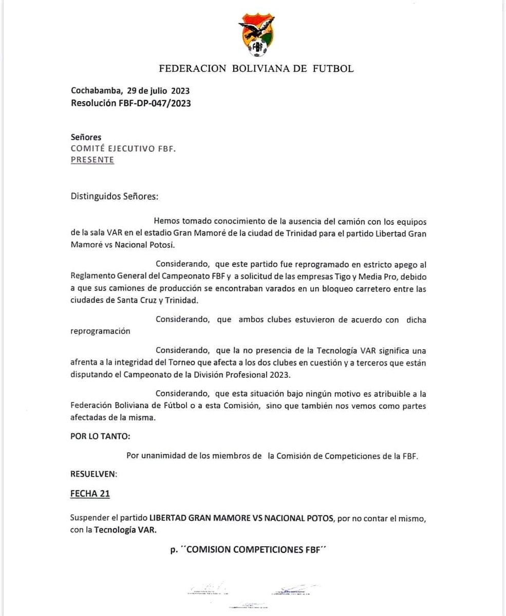 Exito Sports Bolivia tweet media