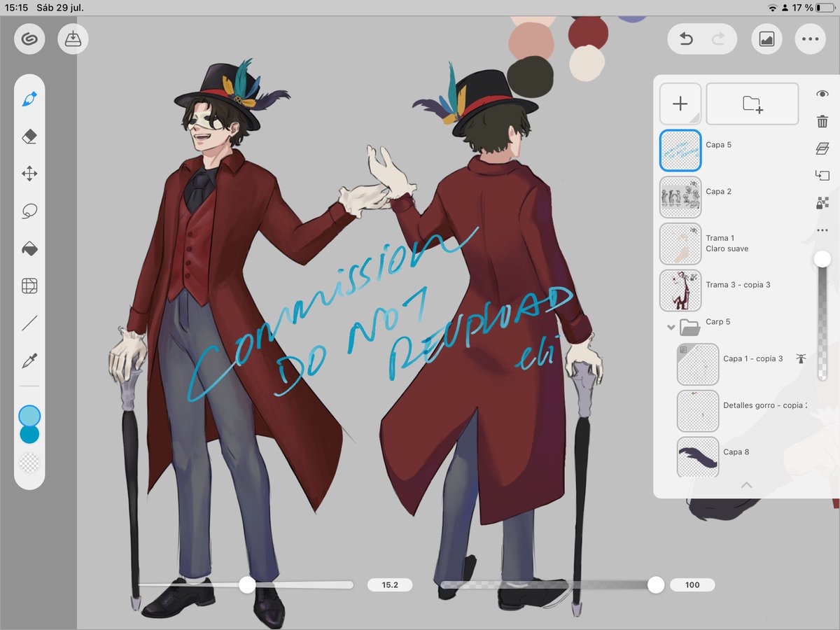 elitamasan's tweet photo. Okayy clip studio simple mode… maybe a bit too simple? Idk i can’t find any color edit option and i have to add all the brushes again one by one https://t.co/BjBpqJ3JSG