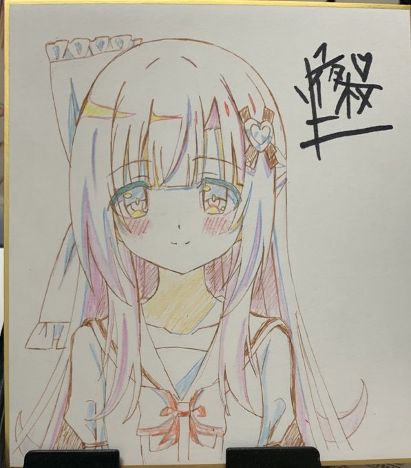 ミニ色紙できました🙌 