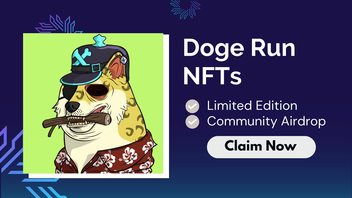 PepperCrypto_'s tweet photo. Doge Run NFTs Mint Live 🎉

Join Giveaway ✅

👇GO👇
https://t.co/sOCUh6Zdzu https://t.co/QMJELBHa2J