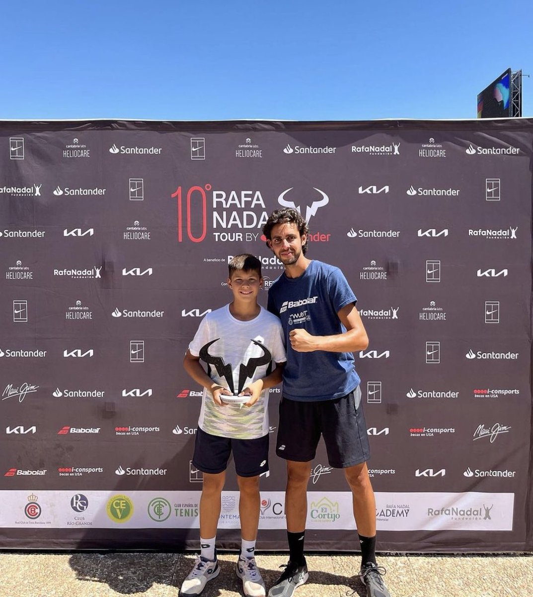 gerebit0's tweet photo. 🎾 El palmareño Jaime Alcaraz, campeón sub 12 en la sexta etapa del Rafa Nadal Tour celebrado esta semana en Madrid. https://t.co/Edo5TZ9WC6