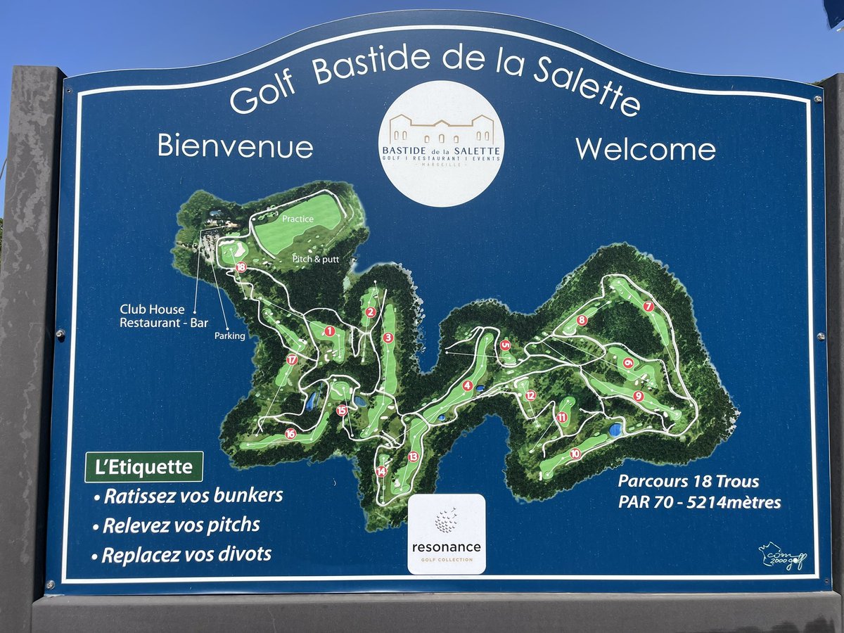 GerwinBruns's tweet photo. Golfclub Bastide de la Salette 
Wat een bijzondere mooie wereld om samen met @mauricedvries op deze baan een 9 holes te lopen ⛳️ 🏌️‍♂️, genieten met hoofdletter G en afsluiten met lekker diner 🥂👌 https://t.co/jeKUvZLDpD