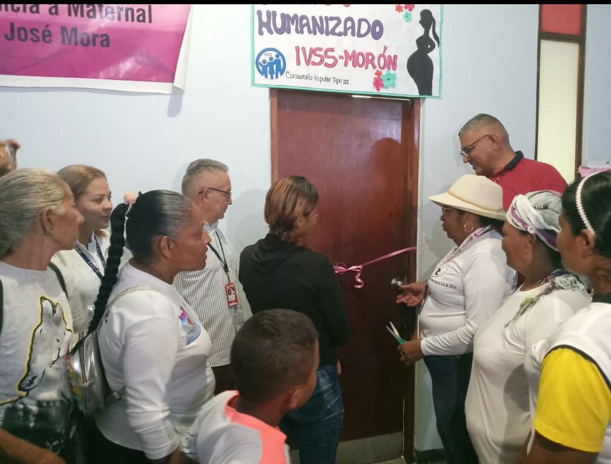 IvssMoron's tweet photo. #GenteIVSS,  Con mucha alegría, aperturamos un espacio para la Captación y Seguimiento de Nuevas gestantes y Embarazadas,#RutaMaternaPartoHumanizado, en cumplimiento #PoliticasPublicasdeSalud.@MagaGutierrezV @NicolasMaduro. https://t.co/2fl5aMKgFI