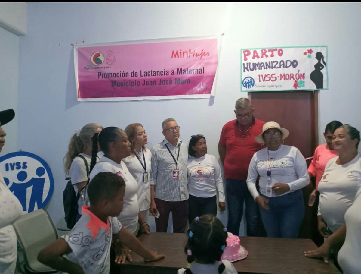 IvssMoron's tweet photo. #GenteIVSS,  Con mucha alegría, aperturamos un espacio para la Captación y Seguimiento de Nuevas gestantes y Embarazadas,#RutaMaternaPartoHumanizado, en cumplimiento #PoliticasPublicasdeSalud.@MagaGutierrezV @NicolasMaduro. https://t.co/2fl5aMKgFI