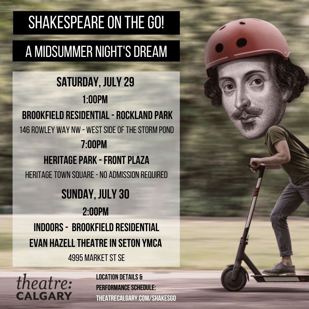 We're back with more live theatre fun this weekend, and it looks like the forecast is in our favour!🌞
<a href="/ShakesBow/">ShakespeareByTheBow</a>
Note - Sunday's show is INDOORS at the Seton YMCA
in the Evan Hazell Theatre. Seating is limited - arrive early to claim your seat!

Details: bit.ly/4471q0rv