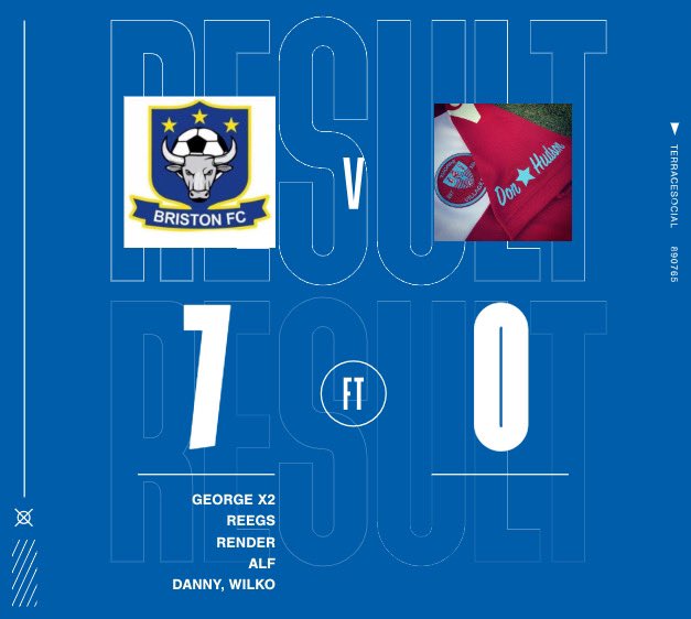 BristonFC's tweet photo. 1st Team Result | 🔵

All the best for the season @thorpevillage.

#UTB 🐂 https://t.co/jg7zTsPDtl