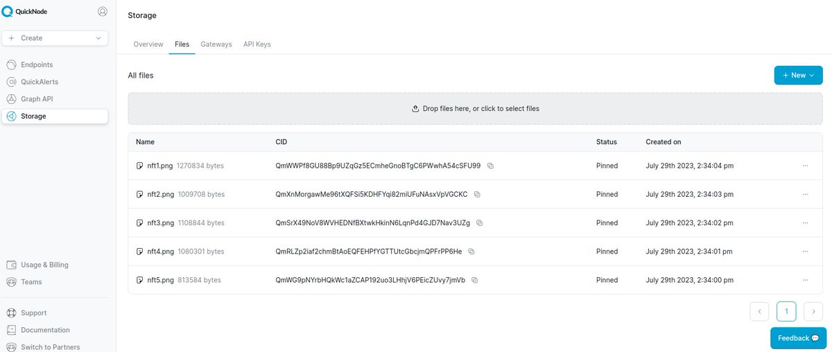 elchuo160's tweet photo. Asi de facil fue subir nuestras 5 imagenes para los #NFT de #Solpaws juego en flutter creado para el #solanaspeedrun si necesitas subir algo a #IPFS @QuickNode es la solucion y yo tengo un codigo de descuento de 49$ π±π₯π² Lo quieres? https://t.co/4nHvWq74vi