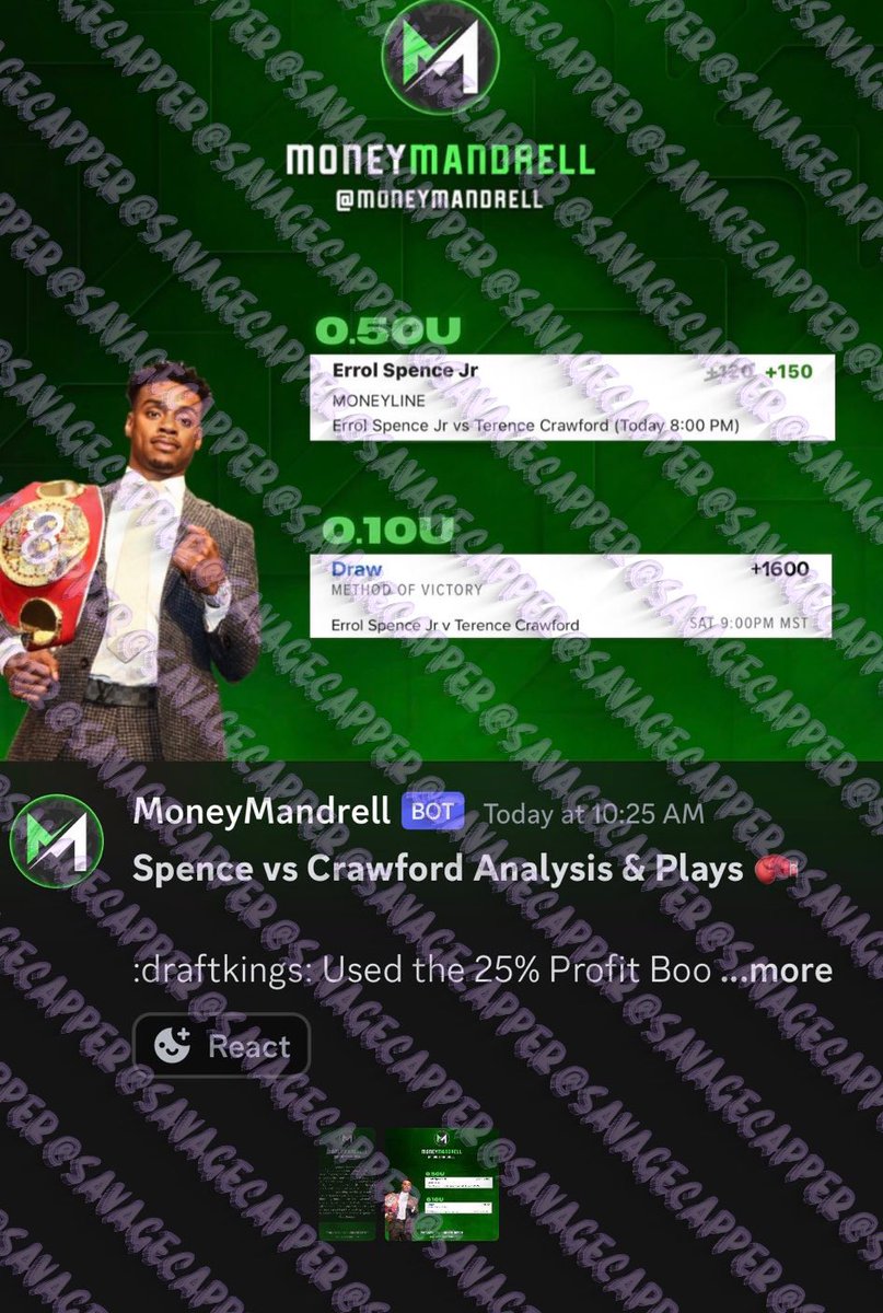 SavageCappers's tweet photo. #MoneyMandrell #GamblingTwitter https://t.co/AH2Wy0Gs86