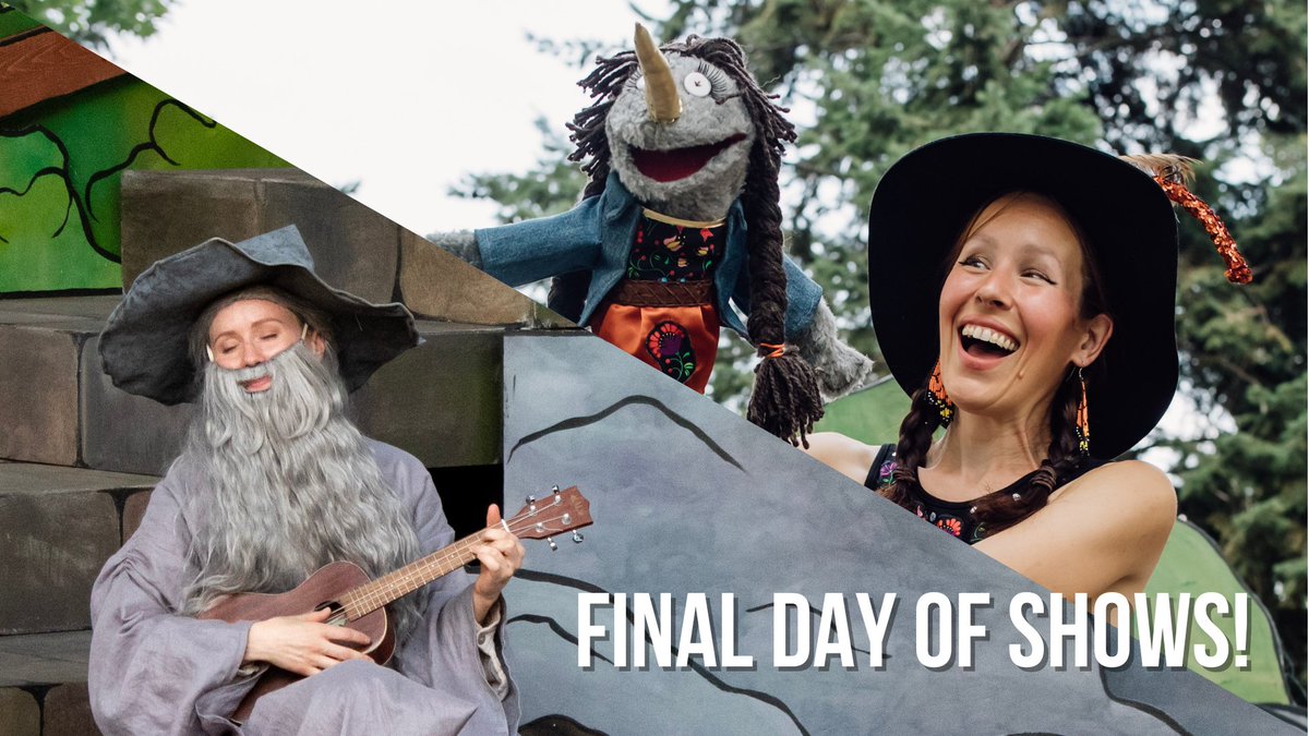 It's the last day of shows! 😄

At 2, join us for The Incredible Adventures of Mary Jane Mosquito! 🎶 This performance is a PWYC matinee! 🥳

At 7, join us for The Hobbit! 🧙‍♂️

Tickets are available at the door! 🎟

MJM 📸: Shelanne Justice Photography

Hobbit 📸: Mallory Mogg