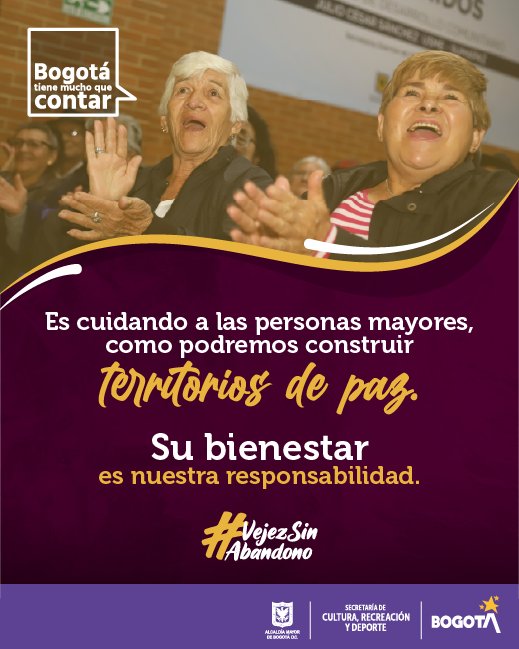 CulturaenBta's tweet photo. ⚠️¡Prevenir el abandono a personas mayores es nuestro compromiso! 🤩

✅ #EstáEnTusManos vincular a los adultos mayores a los espacios familiares y reconocer sus experiencias y sabiduría. ���💓👩🏼‍🦳🧑🏽‍🦳Por una #VejezSinAbandono. https://t.co/U3NKUGf8Xk