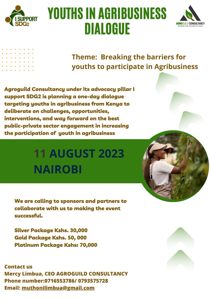 Dear friends and colleagues,this is a notice to inform you we have moved the dates to 28-29th Sept 2023 in #Meru county. This is to allow us to effectively plan. We are still calling on like minded partners and stakeholders to join hand. 
Thank you.