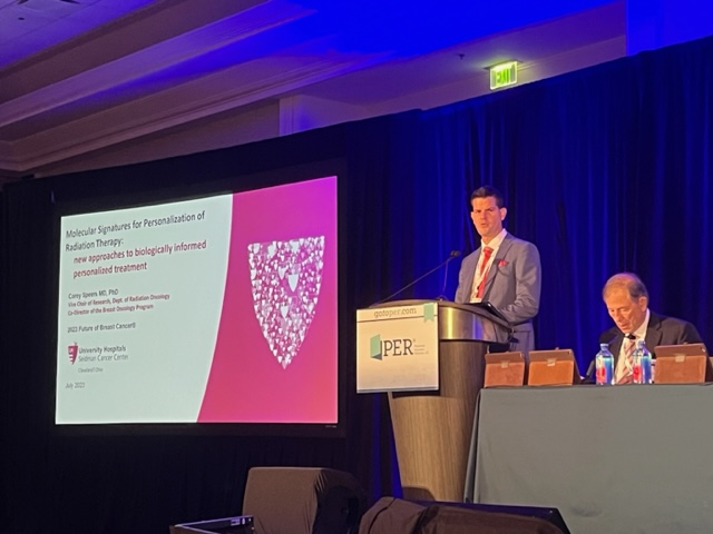 Impressed by the thoughtful and incisive presentations from Drs. Lori Pierce @piercelorij, Corey Speers @cwspeers, Kate Horst, Susie McCloskey, and others at the Annual International Congress on the Future of Breast Cancer!