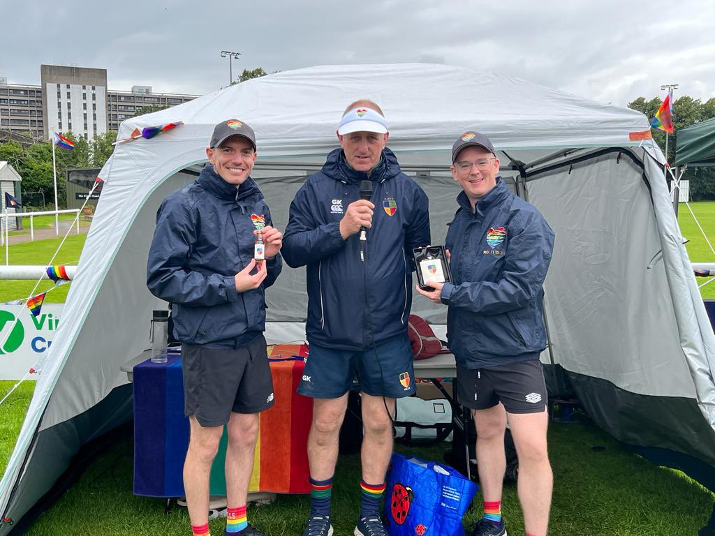 HillheadSports's tweet photo. Congratulations to our winners, Pride Rocks from @glasgowlions!! 💗🏆

We would love to thank Nick and Tom and the rest of the team at @prideintouch for picking our venue to host your wonderful event! 🏳️‍🌈🏳️‍⚧️

A big massive thanks to Shona, Kitch, Adam, and @cafesourcetoo! https://t.co/1YQklZdsvG