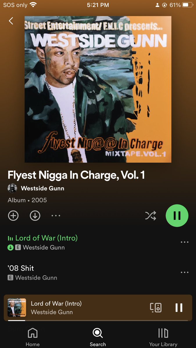 It's krazy this album 18yrs old and it's smoking more than 80% of
