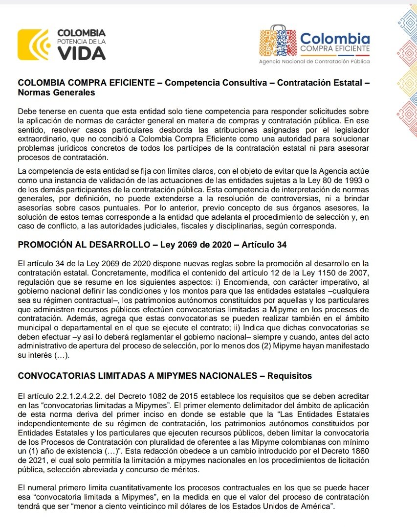 cabogadosa1's tweet photo. Limitar territorialmente una convocatoria solo puede resultar razonable si el análisis del sector indica que en el lugar de ejecución del contrato existe un número significativo de mipymes allí domiciliadas
https://t.co/pKnrTHmy3D https://t.co/JEoKXYBO7g