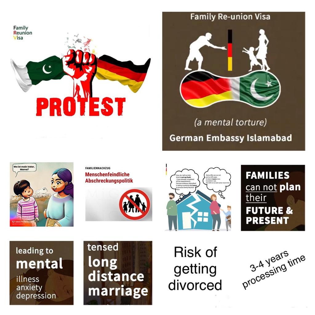 MaheenK08's tweet photo. Pakistani professionals working in Germany are suffering "Family Reunion Visa" which is taking around 3years to be finalised.
Famlies are broken!
Please accelerate 
#3JahrefürVisum
#DelayedFamilyVisa
#FamilienvisumPakistan

@GermanyinPAK @ABaerbock @GERinPAK4youth @MartinKobler3 https://t.co/X799vqbAYE