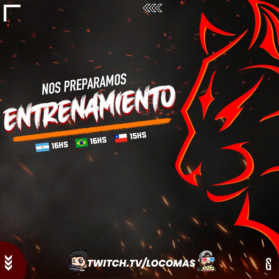 Locomas22's tweet photo. Buenas... Se viene otro entrenamiento del equipo #locoteam

La previa de la gran final de @ligaesportslas 

Así que venite que le metemos mucho #csgo como siempre..
 
@neretx_ @Gonzalo62789440 @SperanzaGonza @emaNNfpss 

https://t.co/7ID187DuRU 🔥🔥🇦🇷🇦🇷 https://t.co/dhnmVDKFfb