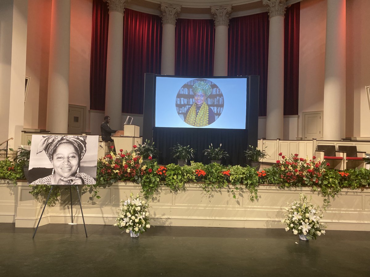 MukomaWaNgugi's tweet photo. Saying a final goodbye to Prof. Micere Mugo who exemplified Fanon's notion that "We are nothing on earth if we are not in the first place the slaves of a cause, the cause of the peoples, the cause of justice and liberty.“ And the ubuntu/utu philosophy of "I am because we are." https://t.co/v3vGsk9YGC