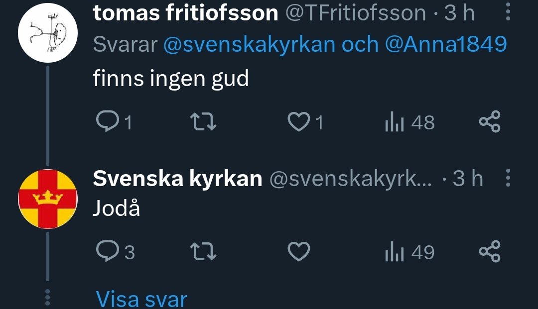 Diggar ändå svenska kyrkans lite slappa argumentationsteknik här